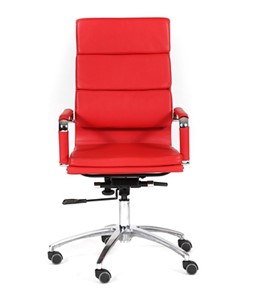 Кресло офисное CHAIRMAN 750 экокожа красная в Шадринске - предосмотр 1